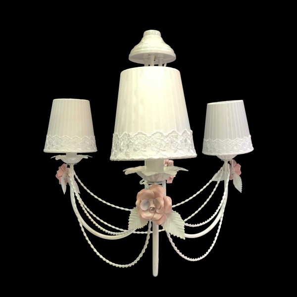 لوستر گل ساده 3 شعله