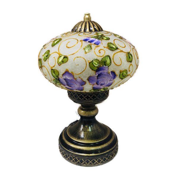 رومیزی عدسی 15 پایه دار ( گلبهاری )