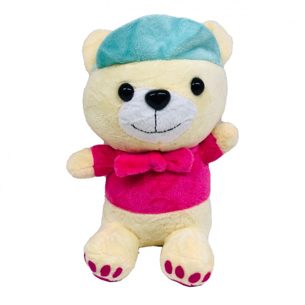 عروسک خرس کلاهدار کد s-102